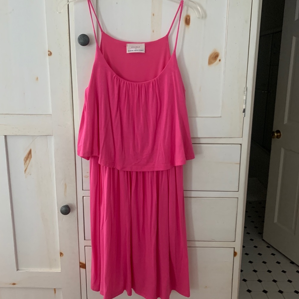 Hot pink sundress